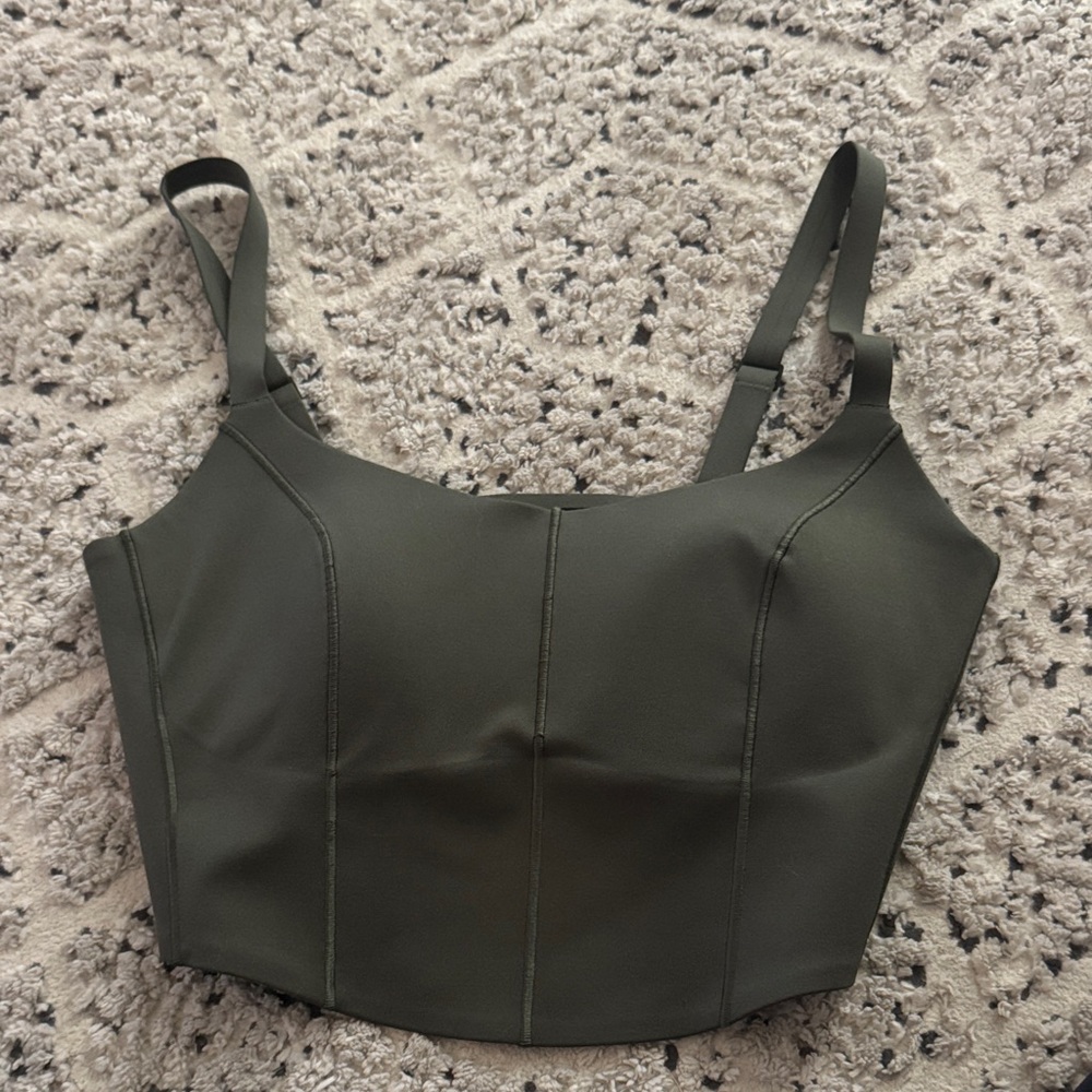 Aerie Olive Green Crop Top